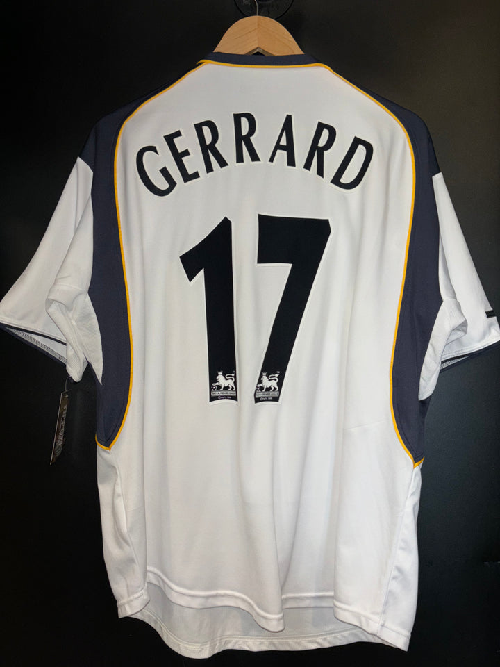 LIVERPOOL GERRARD 2001-2002 ORIGINAL JERSEY Size XL