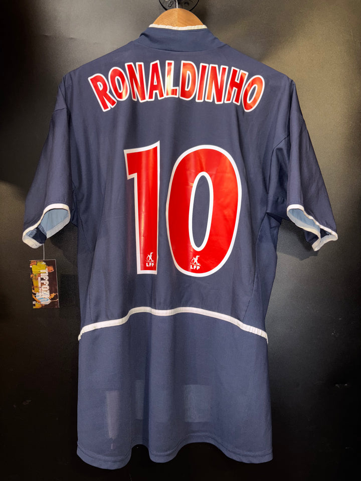PSG PARIS SAINT GERMAIN RONALDINHO 2002-2003 ORIGINAL PLAYER JERSEY SIZE M