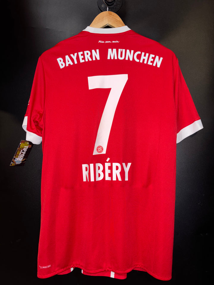 BAYERN MUNICH RIBERY 2017-2018 ORIGINAL JERSEY Size L