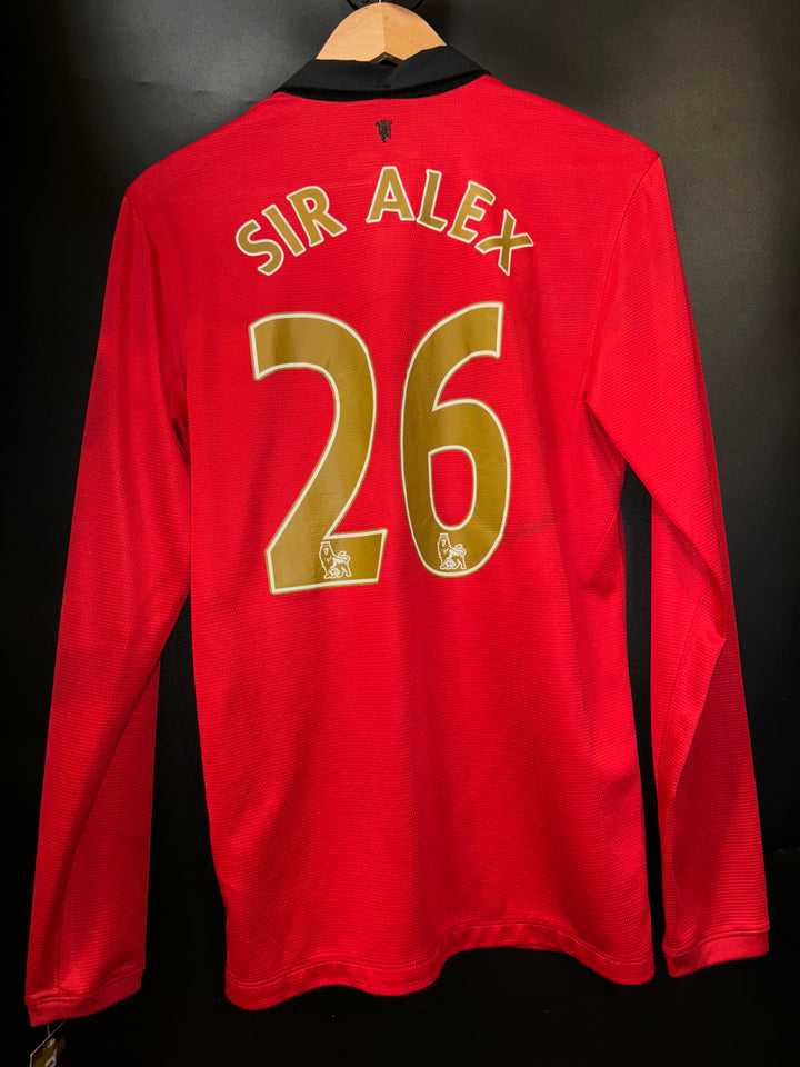 MANCHESTER UNITED SIR ALEX 2012-2013 ORIGINAL JERSEY Size S