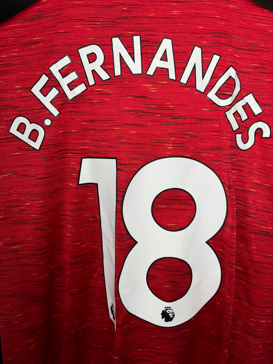 MANCHESTER UNITED BRUNO FERNANDES 2020-2021 ORIGINAL JERSEY SIZE XL