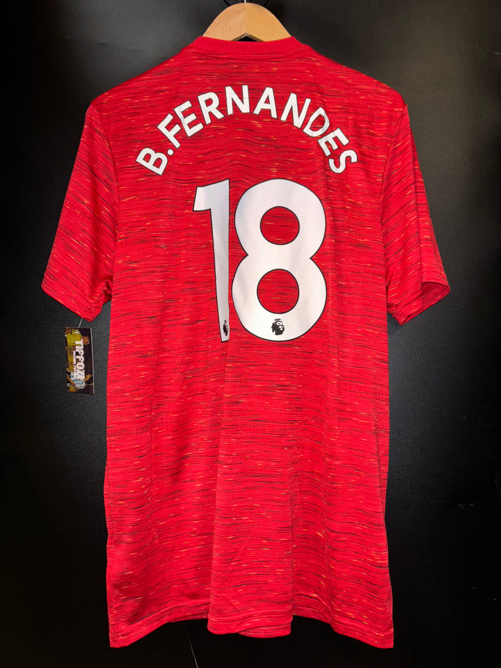 MANCHESTER UNITED BRUNO FERNANDES 2020-2021 ORIGINAL JERSEY SIZE XL