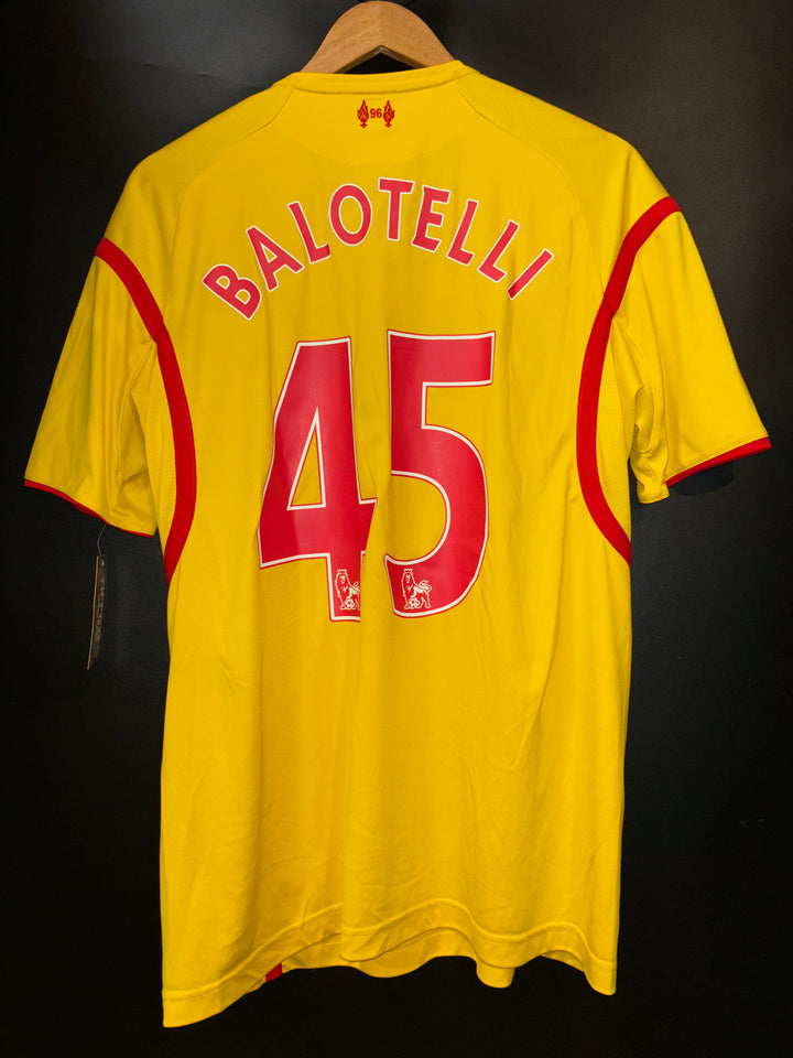 LIVERPOOL BALOTELLI 2014-2015 ORIGINAL JERSEY Size L