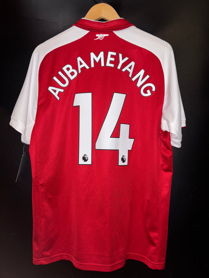 ARSENAL AUBAMEYANG 2017-2018 ORIGINAL JERSEY Size L