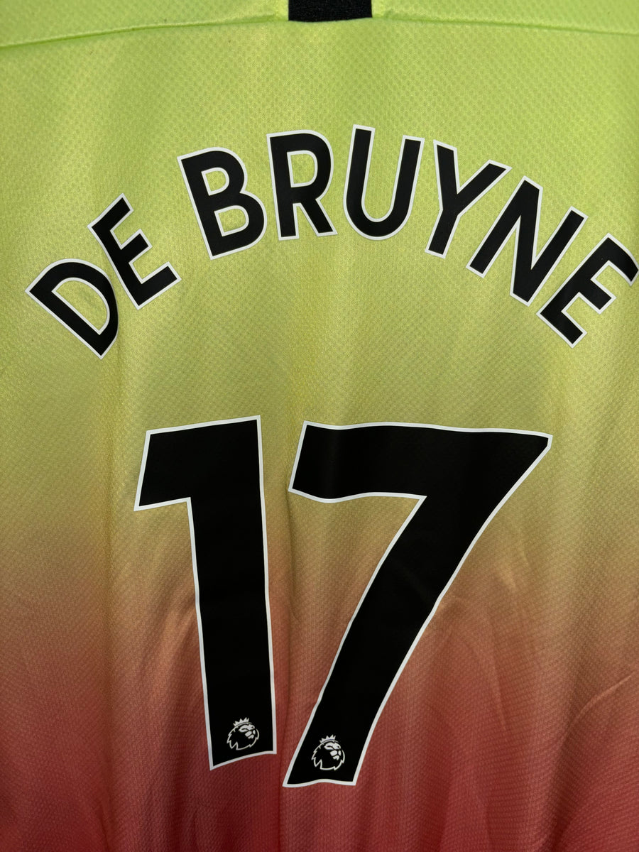 MANCHESTER CITY DE BRUYNE 2019-2020 ORIGINAL AWAY JERSEY Size L