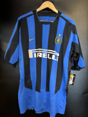 INTER MILAN ADRIANO 2002-2003 ORIGINAL JERSEY Size XL