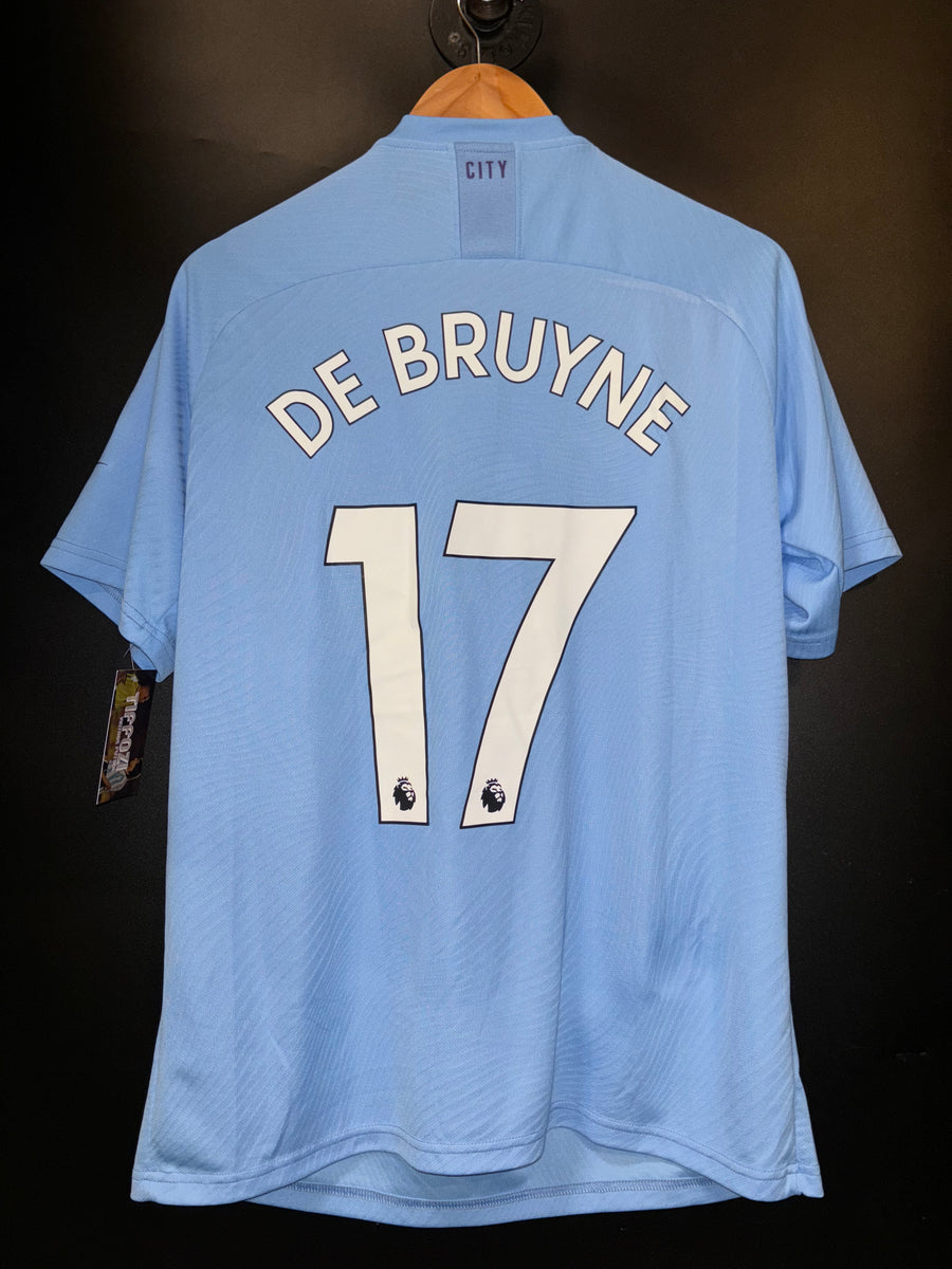 MANCHESTER CITY DE BRUYNE 2019-2020 ORIGINAL HOME JERSEY Size L