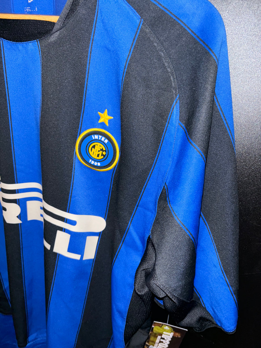 INTER MILAN ADRIANO 2002-2003 ORIGINAL JERSEY Size XL