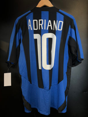 INTER MILAN ADRIANO 2002-2003 ORIGINAL JERSEY Size XL