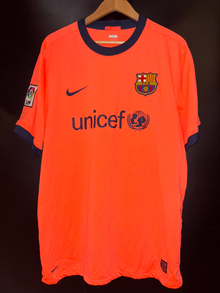 BARCELONA MESSI 2009-2010 ORIGINAL AWAY JERSEY Size XL
