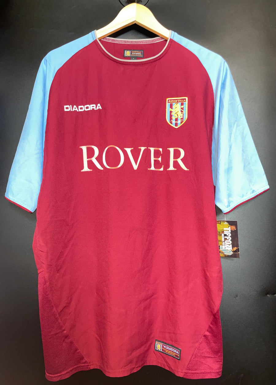 ASTON VILLA 2003-2004 ORIGINAL JERSEY Size L