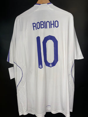 REAL MADRID ROBINHO 2007-2008 ORIGINAL JERSEY Size 2XL