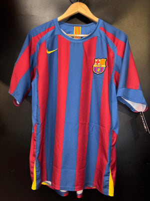 BARCELONA RONALDINHO 2005-2006 ORIGINAL JERSEY Size M