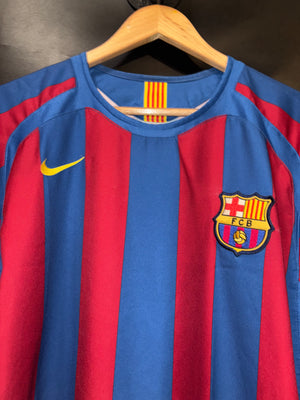 BARCELONA RONALDINHO 2005-2006 ORIGINAL JERSEY Size M