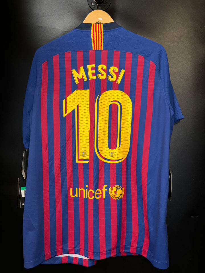 BARCELONA MESSI  2018-2019 ORIGINAL PLAYER  JERSEY Size XL