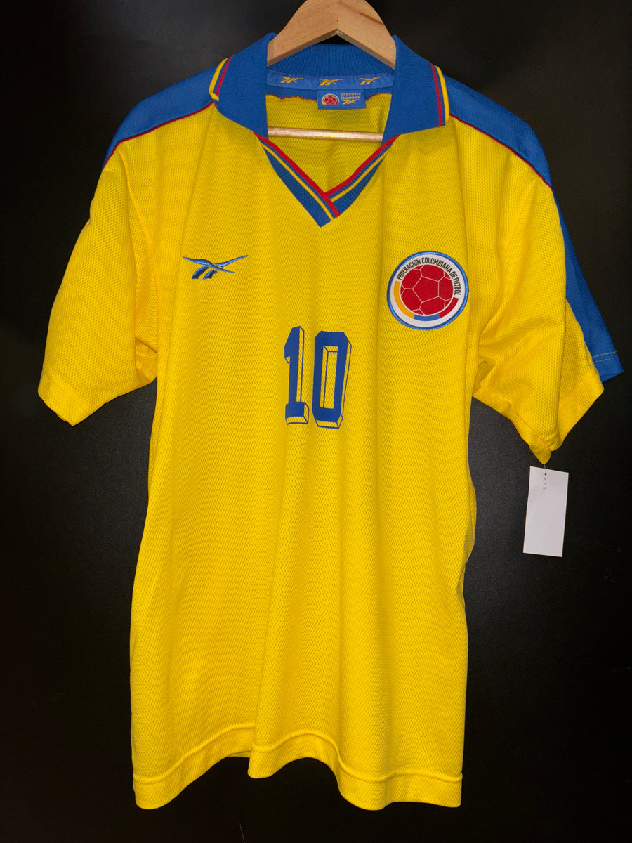 COLOMBIA VALDERRAMA 1998-1999 ORIGINAL JERSEY Size L