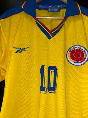 COLOMBIA VALDERRAMA 1998-1999 ORIGINAL JERSEY Size L