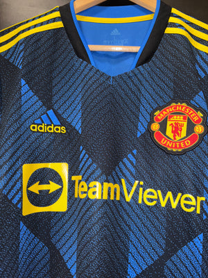 MANCHESTER UNITED RONALDO 2021-2022 ORIGINAL AWAY JERSEY Size L