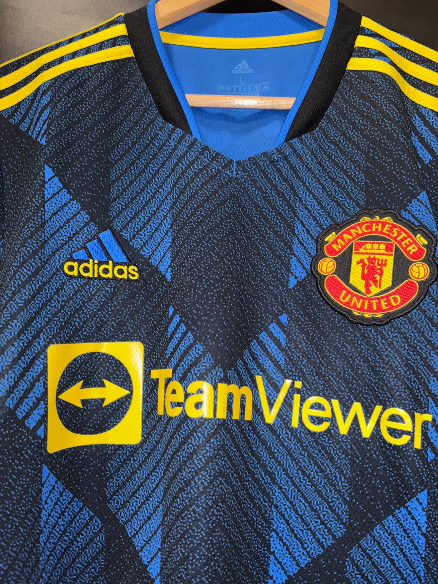 MANCHESTER UNITED RONALDO 2021-2022 ORIGINAL AWAY JERSEY Size L
