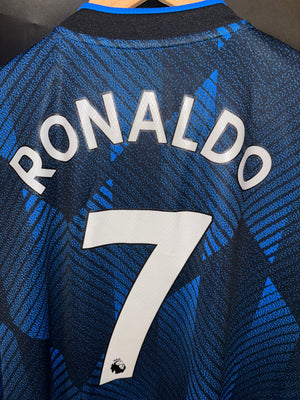 MANCHESTER UNITED RONALDO 2021-2022 ORIGINAL AWAY JERSEY Size L