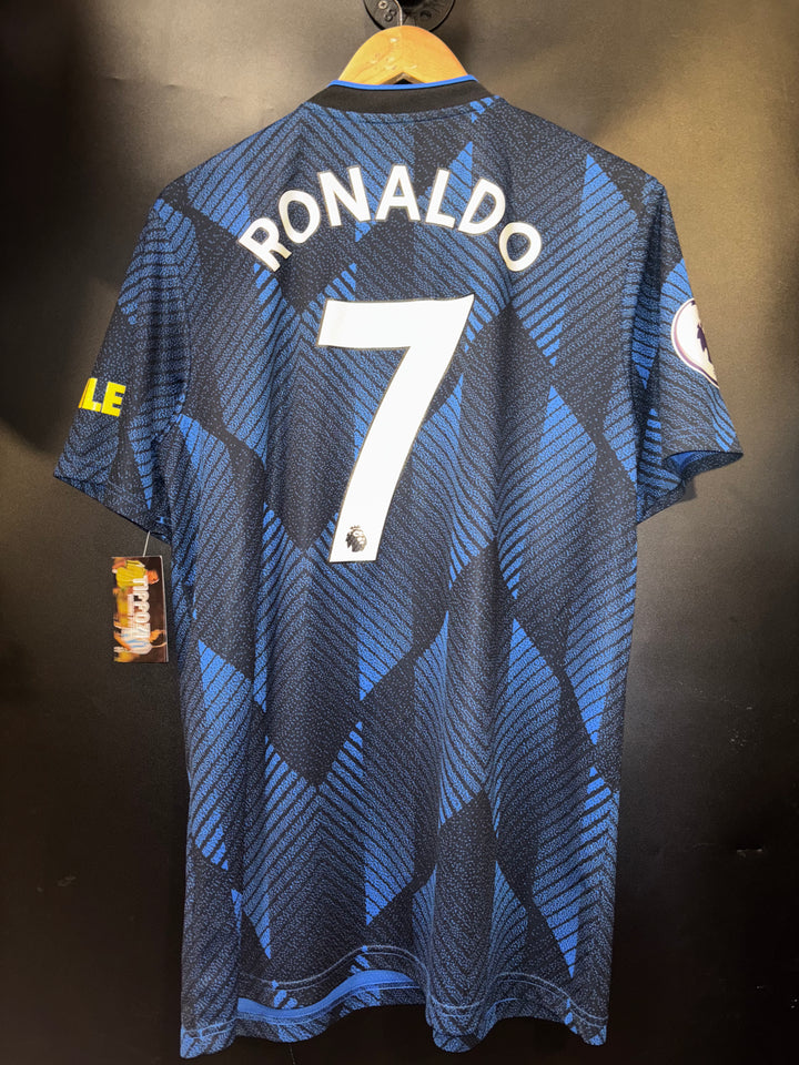 MANCHESTER UNITED RONALDO 2021-2022 ORIGINAL AWAY JERSEY Size L
