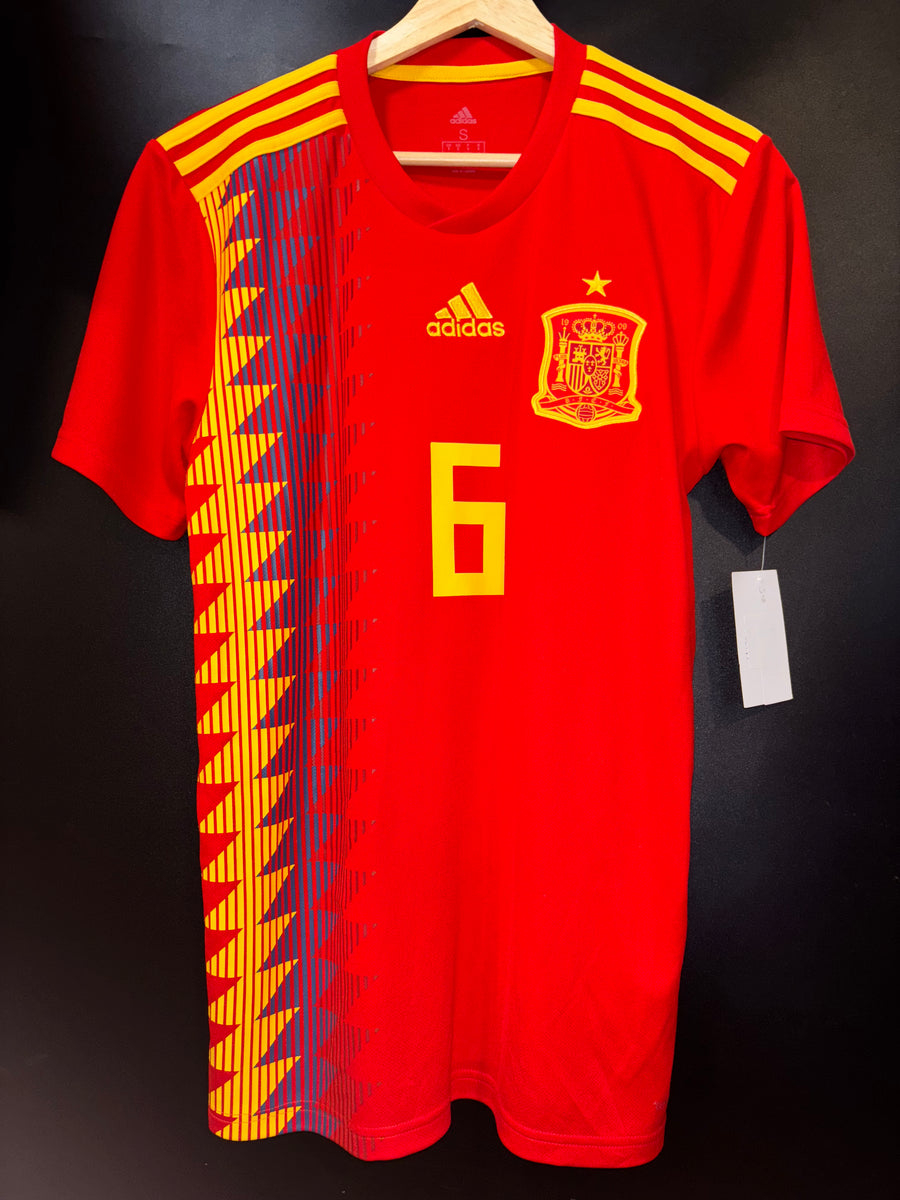 SPAIN INIESTA 2018-2019 ORIGINAL JERSEY Size S