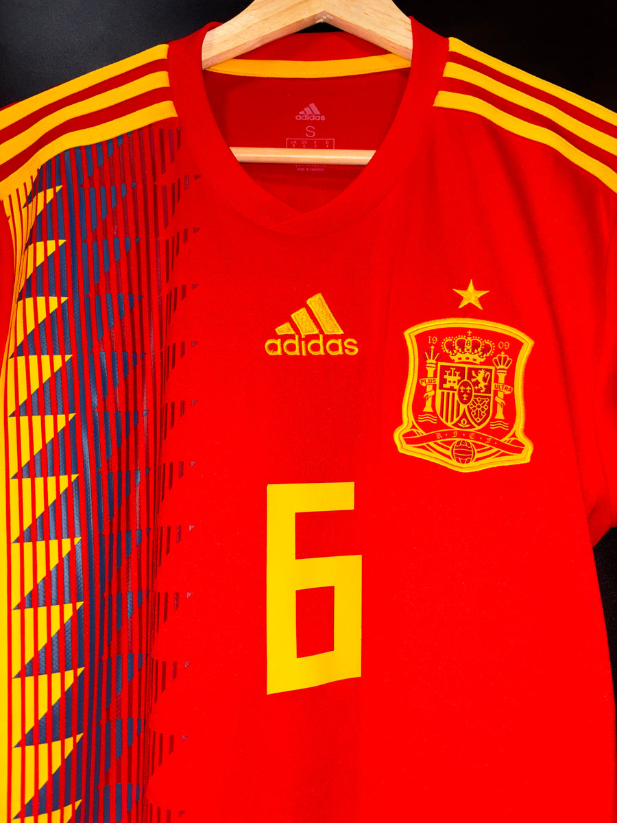 SPAIN INIESTA 2018-2019 ORIGINAL JERSEY Size S