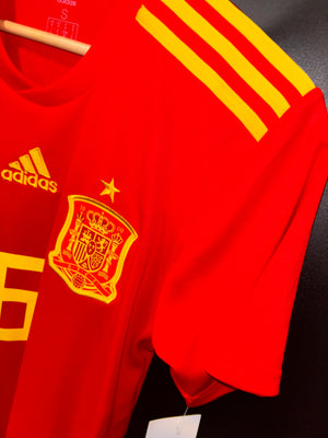 SPAIN INIESTA 2018-2019 ORIGINAL JERSEY Size S