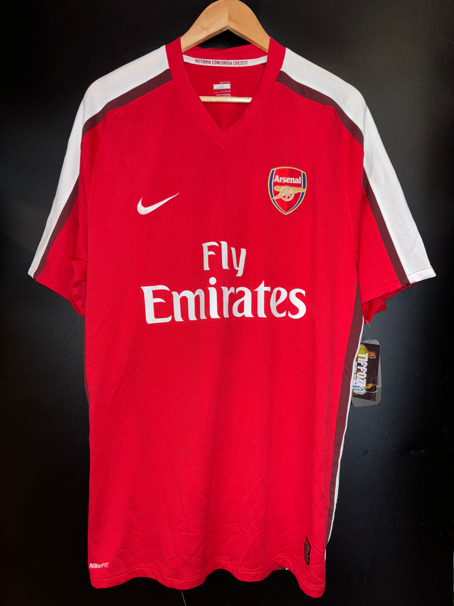 ARSENAL VELA 2010-2011 ORIGINAL JERSEY Size XL