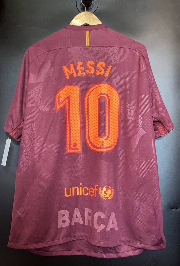 BARCELONA MESSI 2017-2018 ORIGINAL  JERSEY Size XL