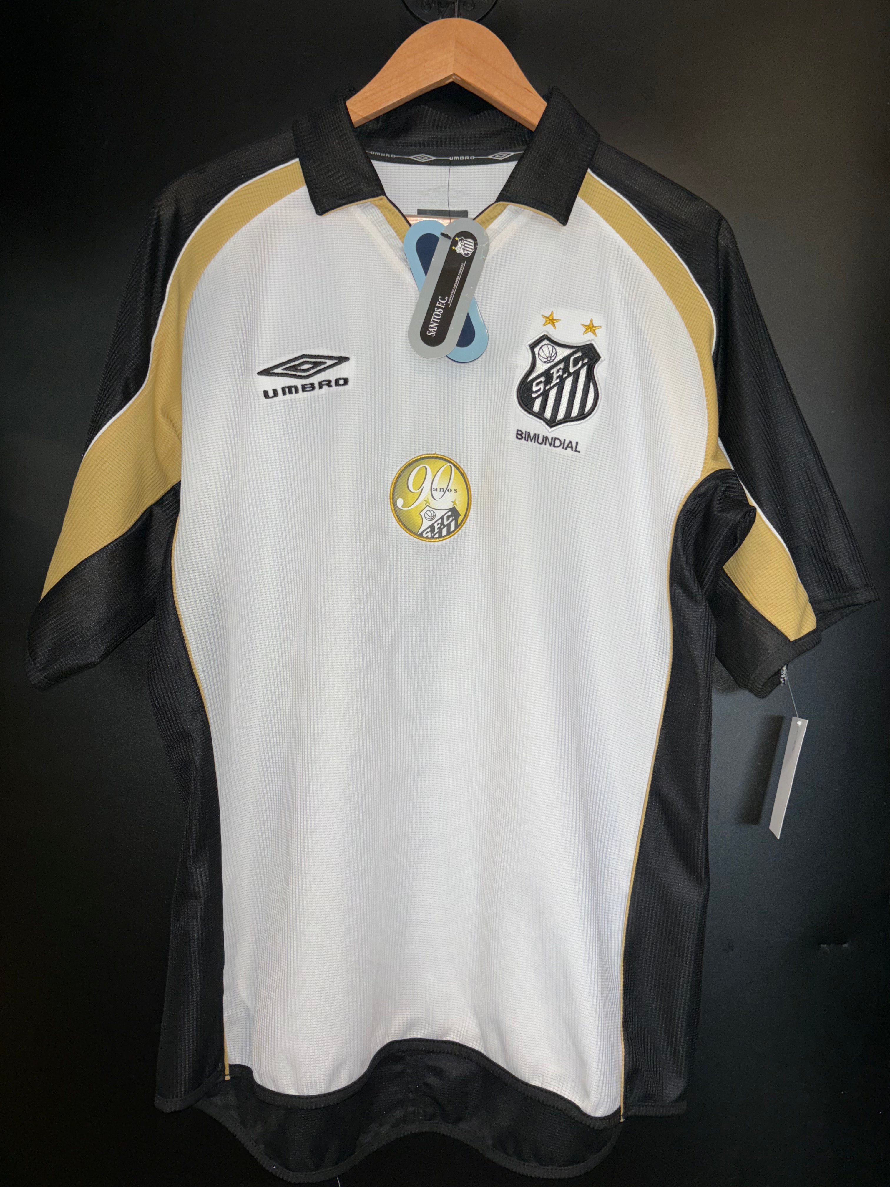 SANTOS FC 2002-2003 ORIGINAL JERSEY Size L – TIFFOZI FUTBOL