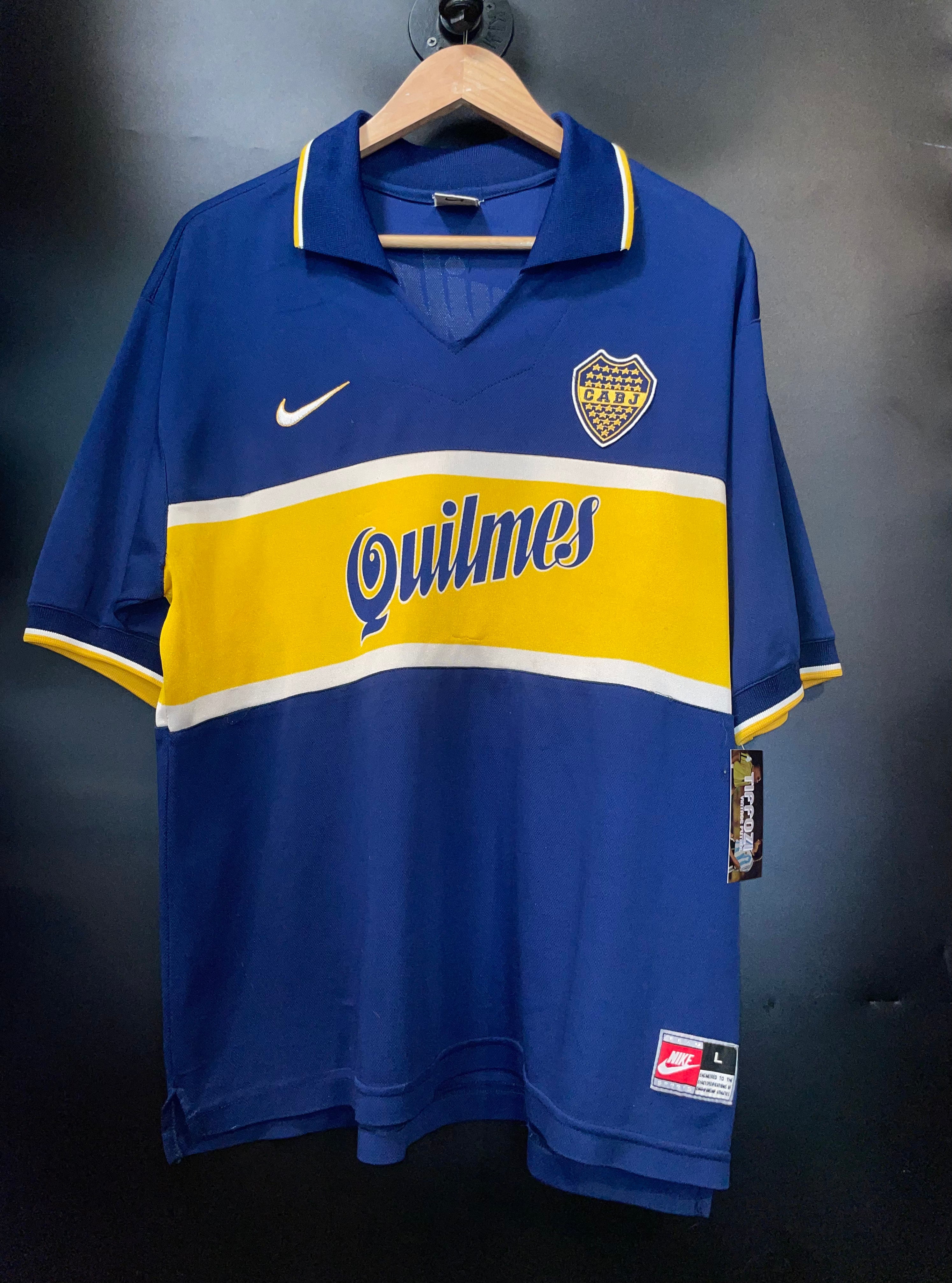 BOCA JUNIORS 1997-1998 ORIGINAL JERSEY Size L – TIFFOZI FUTBOL