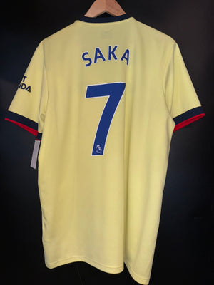 ARSENAL SAKA 2021-2022 ORIGINAL JERSEY Size XL