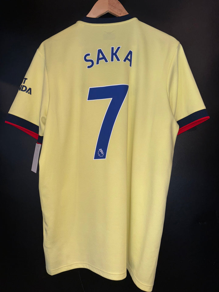 ARSENAL SAKA 2021-2022 ORIGINAL JERSEY Size XL
