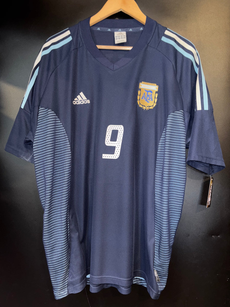 ARGENTINA BATISTUTA 2002-2003 ORIGINAL AWAY JERSEY Size 2XL