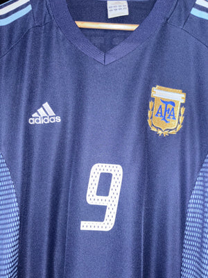 ARGENTINA BATISTUTA 2002-2003 ORIGINAL AWAY JERSEY Size 2XL