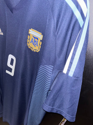 ARGENTINA BATISTUTA 2002-2003 ORIGINAL AWAY JERSEY Size 2XL