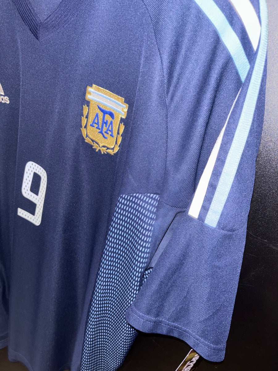 ARGENTINA BATISTUTA 2002-2003 ORIGINAL AWAY JERSEY Size 2XL