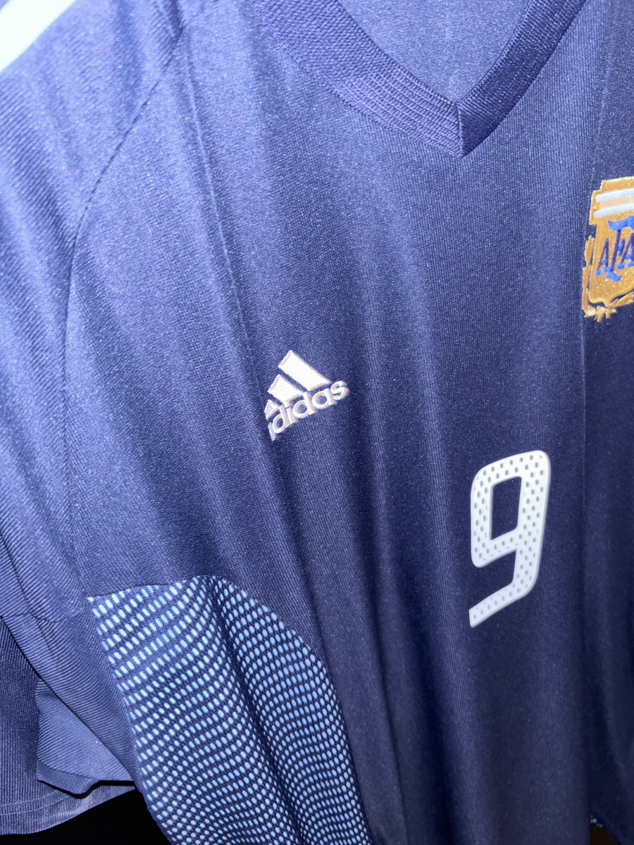 ARGENTINA BATISTUTA 2002-2003 ORIGINAL AWAY JERSEY Size 2XL