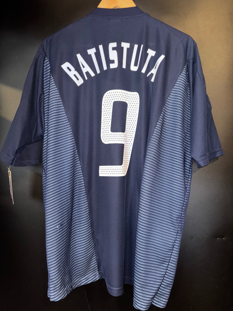 ARGENTINA BATISTUTA 2002-2003 ORIGINAL AWAY JERSEY Size 2XL
