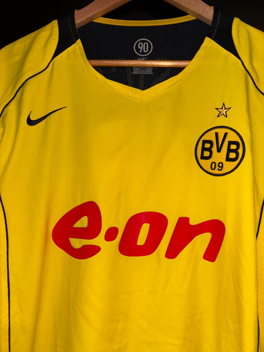 BORUSSIA DORTMUND ROSICKY 2004-2005 ORIGINAL JERSEY SIZE XL