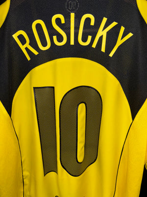 BORUSSIA DORTMUND ROSICKY 2004-2005 ORIGINAL JERSEY SIZE XL