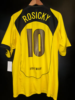 BORUSSIA DORTMUND ROSICKY 2004-2005 ORIGINAL JERSEY SIZE XL