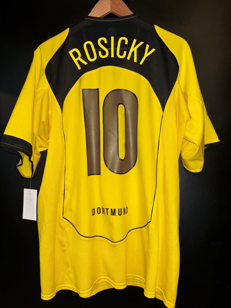 BORUSSIA DORTMUND ROSICKY 2004-2005 ORIGINAL JERSEY SIZE XL