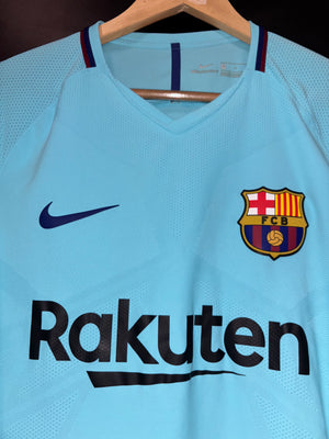 BARCELONA 2017-2018 ORIGINAL PLAYER JERSEY Size M