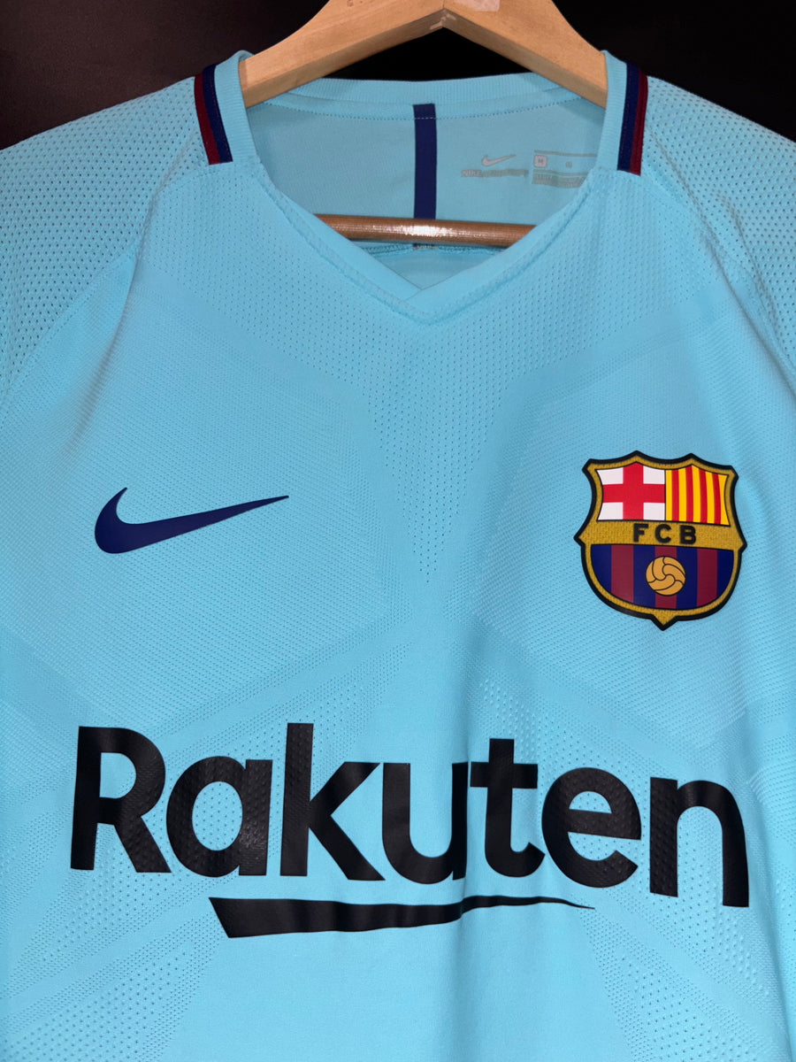 BARCELONA 2017-2018 ORIGINAL PLAYER JERSEY Size M