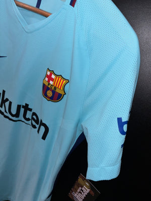 BARCELONA 2017-2018 ORIGINAL PLAYER JERSEY Size M