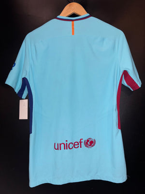 BARCELONA 2017-2018 ORIGINAL PLAYER JERSEY Size M