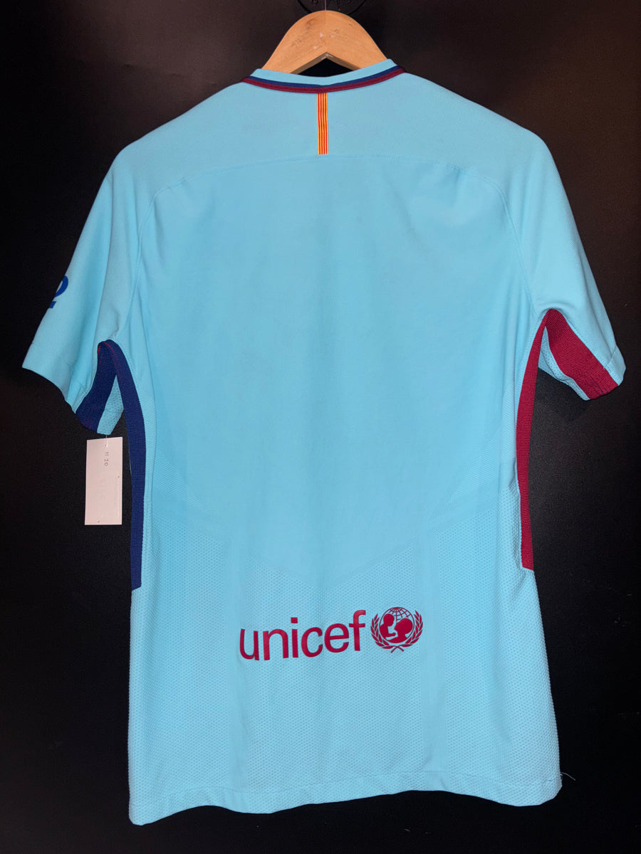 BARCELONA 2017-2018 ORIGINAL PLAYER JERSEY Size M
