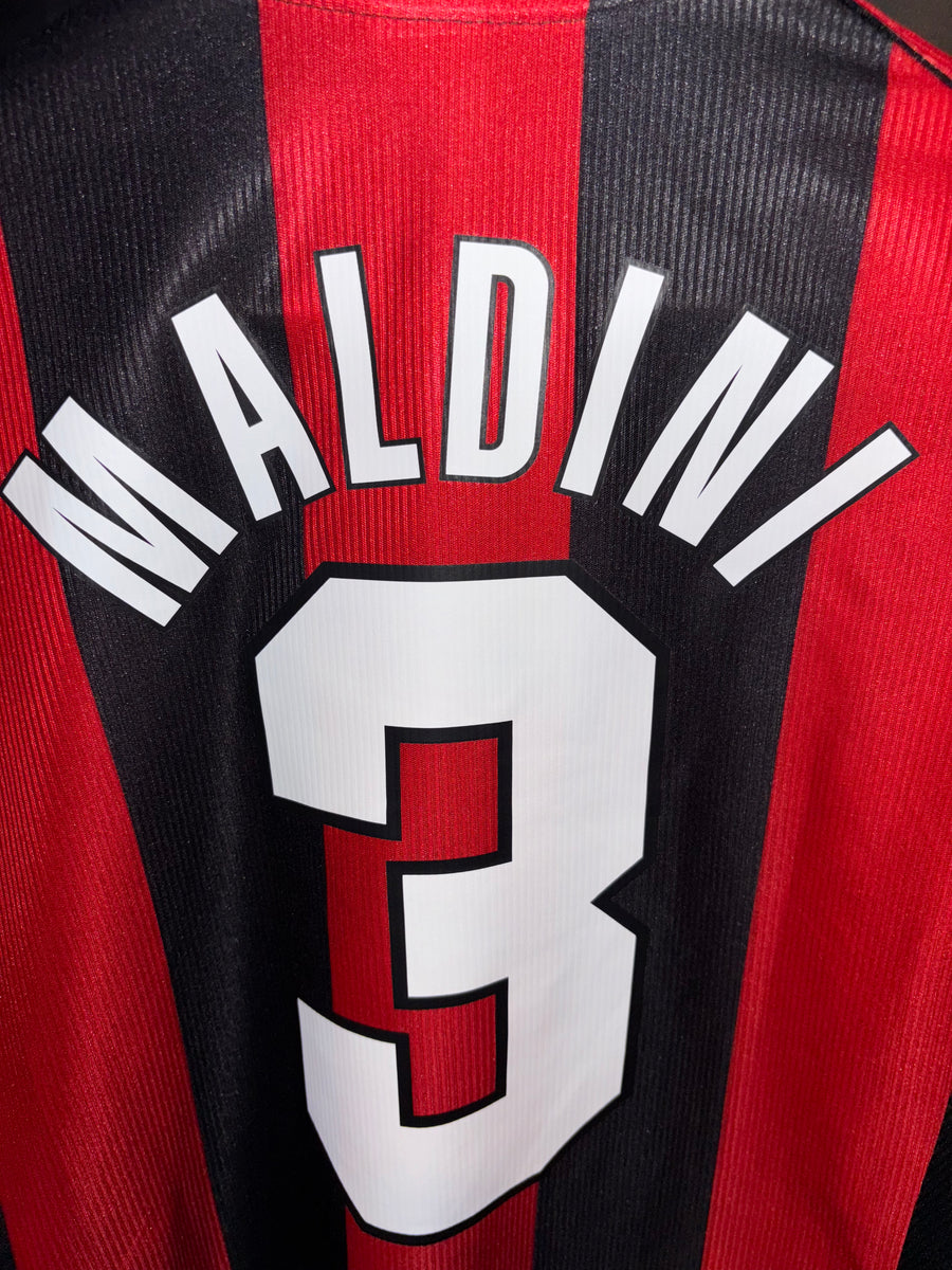 AC MILAN MALDINI 1998-1999 ORIGINAL JERSEY Size XL